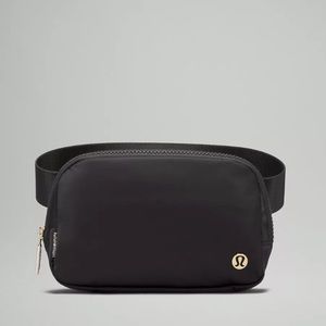 Lululemon Belt Bag - Black & Gold